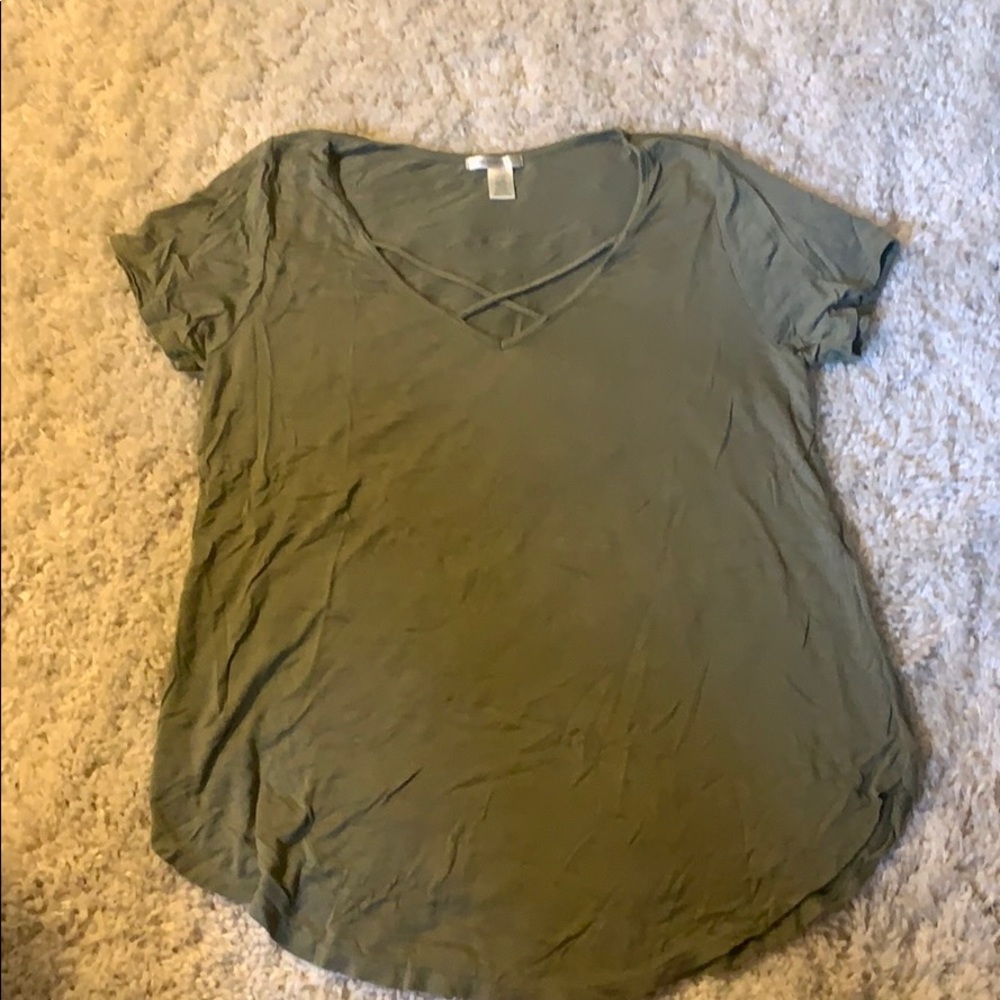 Criss cross t-shirt